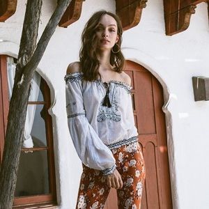 New off shoulder Spell blouse